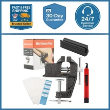 Golf Club Regripping Kit - for Golf Grip Removal Tool with Vise Clamp & Shaft Cl