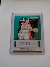 2025 Prizm WNBA Stephanie Dolson Teal TB-SD Auto /35 MYSTICS