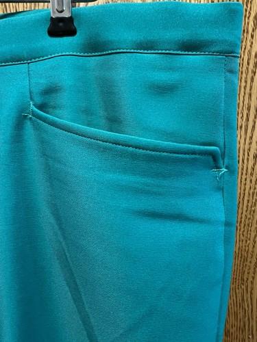 Pantalones de golf vintage Jaymar Sansabelt para hombre 40 verde vestido discoteca poliéster años 70 A - Imagen 2 de 10
