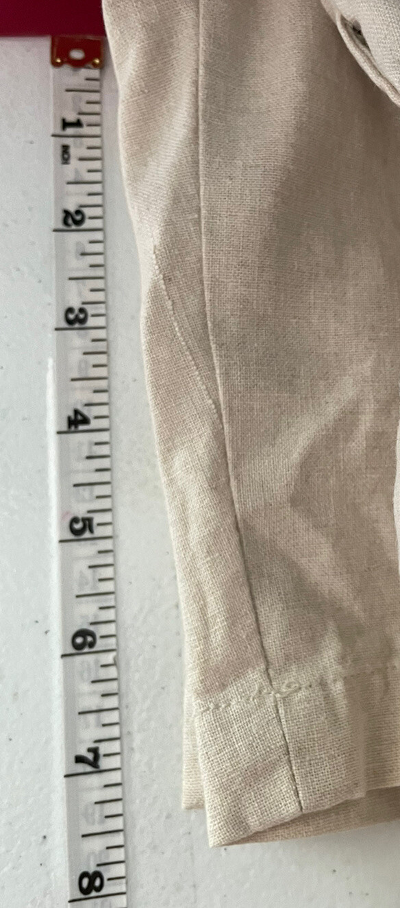 IZOD mens pleated linen blended chino shorts cream si… Gem