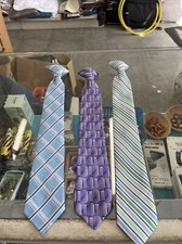 George clip on ties lot of 3 / 15 inches