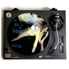 The Cure DJ Slipmat for Vinyl Turntable Record player New Wave Head On The Door
