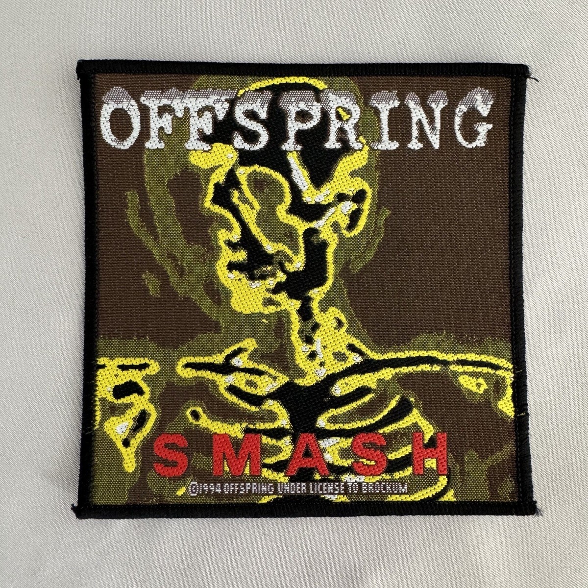Offspring - Smash 1994 Brockum Vintage woven patch | eBay