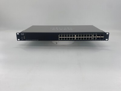 Cisco SF250-24P-K9 24 Port PoE 10/100 Smart Switch FOR PARTS