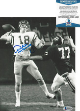 ARCHIE MANNING - NEW ORLEANS SAINTS NFL QB  - SIGNED 8x10 PHOTO BECKETT BAS COA