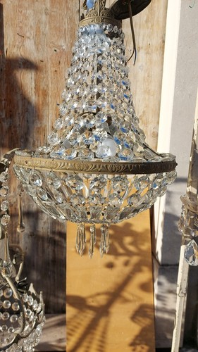Vintage antique Used /chandeliers /wall lamps /Lantern /parts Lighting - Picture 19 of 19
