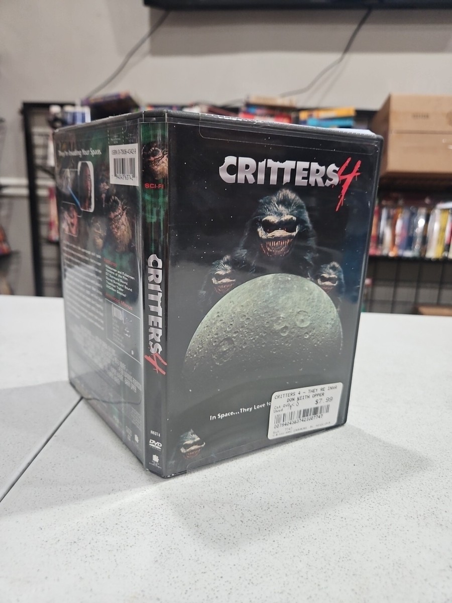Critters 4 (DVD, 2003) 1992 Horror Sci-Fi Classic Fur Ball