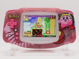 Kirby Game Boy Advance, Funnyplaying Backlit IPS Screen Kirby Dreamland Theme