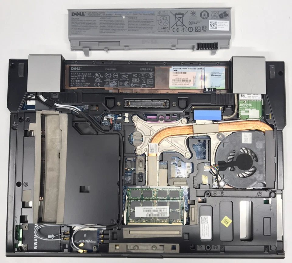 Dell Latitude E6400 14" Laptop Core 2 Duo P8600 4GB RAM No HDD/OS For Parts - Image 4 of 4