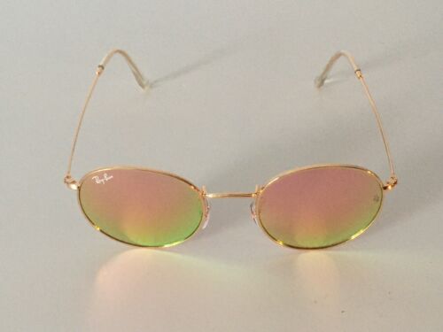 Chanel Gold 18K Round Mirror Sunglasses Pink Golden Metal Plastic  ref.194961 - Joli Closet