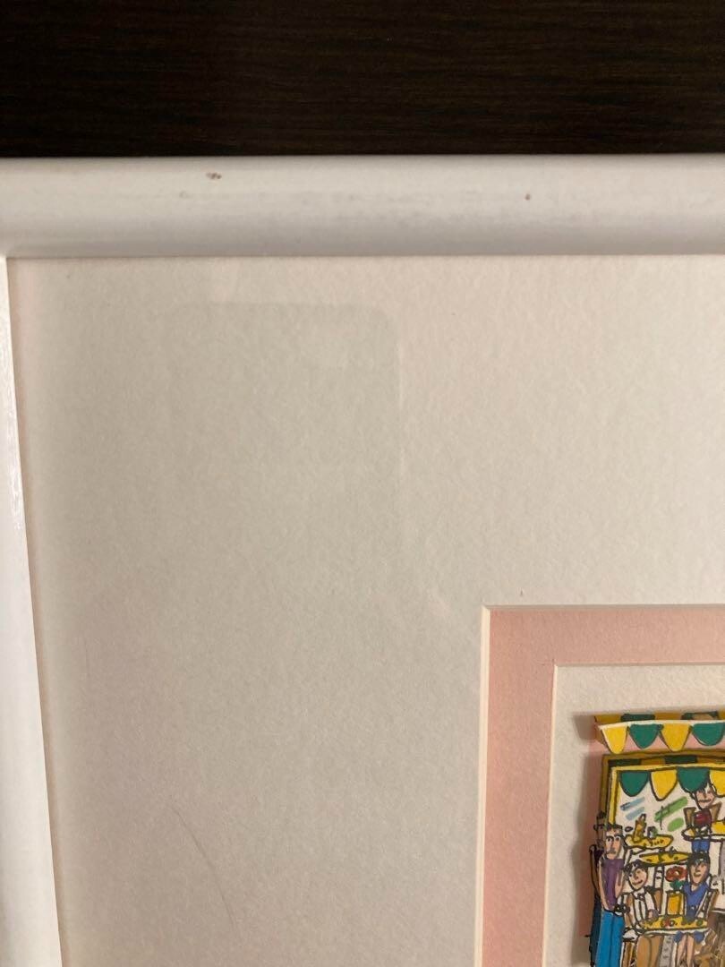 James Rizzi 1990 3D Lithograph 