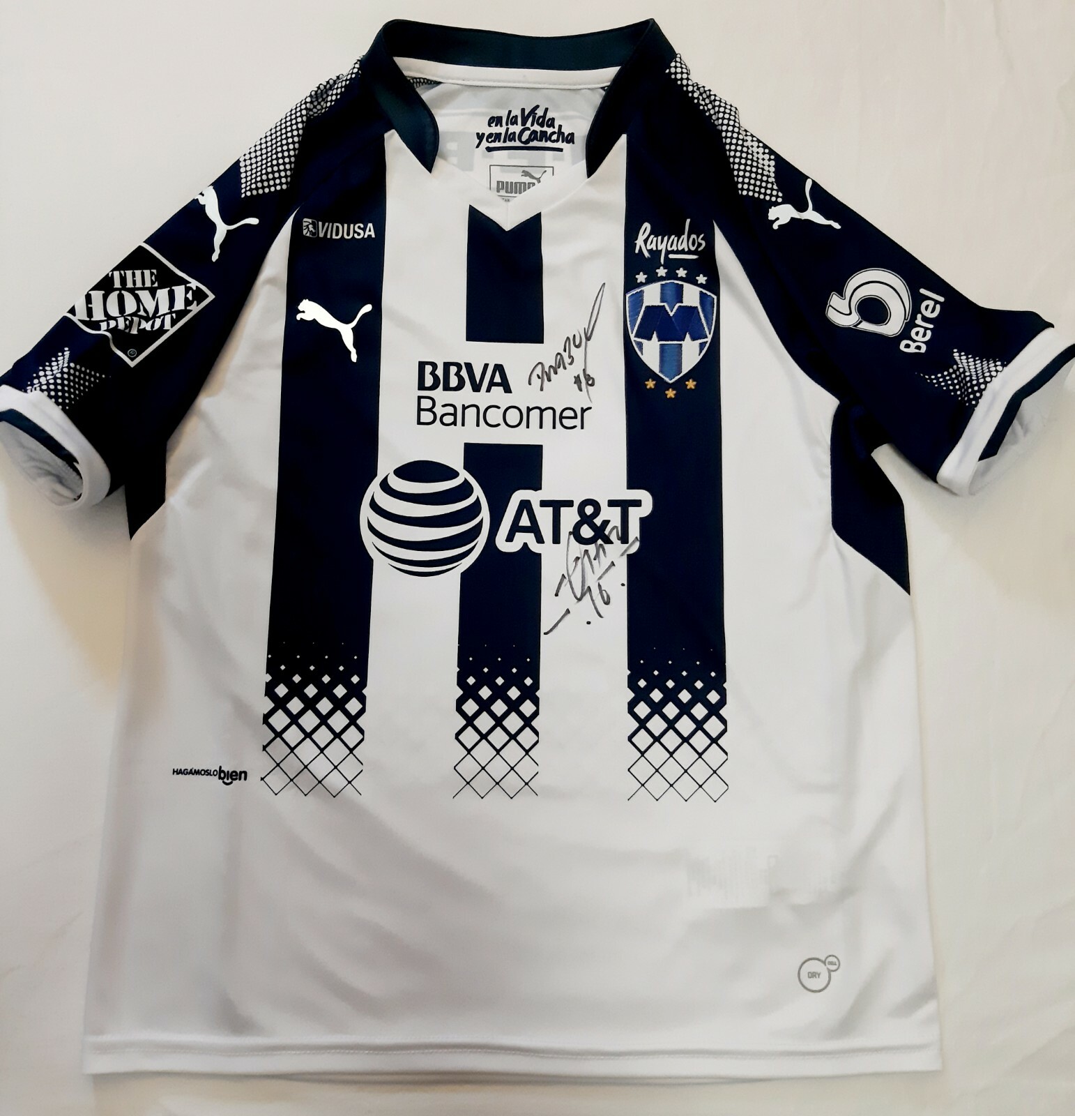 Monterrey C.F. 2017/18 PUMA Jersey 752852 Young Kids 12 Years Old Celso & Pabon