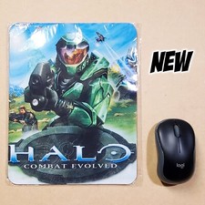 Halo Combat Evolved box art mousepad 8x10 inches Master Chief XBOX retro gaming