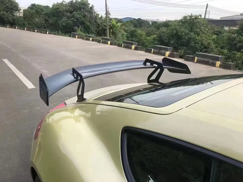 Alerón trasero de fibra de carbono para Porsche 718 981 987 Boxter Cayman GT4 estilo Foto 4 de 4