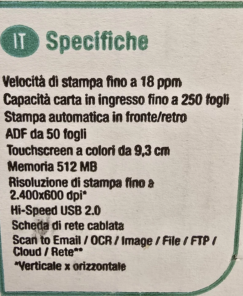 Brother MFC-L3730CDN Stampante Laser Multifunzione - A Colori NON ACCENDE! - Immagine 4 di 4