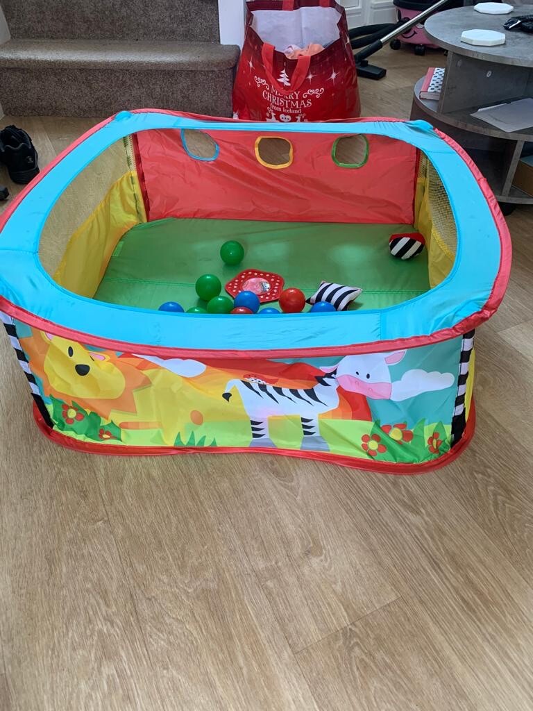 worlds apart zebra pop up sensory ball pit