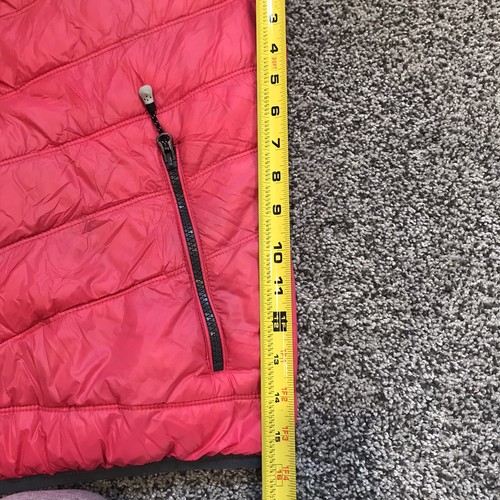 Killtec gefütterte Weste mit Kapuze Daunen isoliert Damen 10 rosa Print verstaubar - Bild 8 von 8