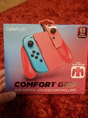 Core Audio Comfort Grip For Switch Joy-Con Controllers Red