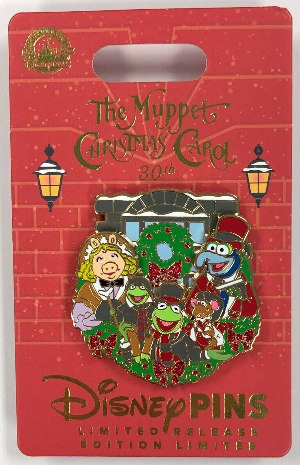 The Muppet Christmas Carol 30th Anniversary Disney LR Pin Brand New in package