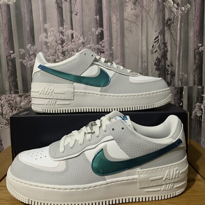 Damen Nike Air Force 1 Shadow FLS grau Nebel UK 9EURO 44 US 11,5 DR7856-100