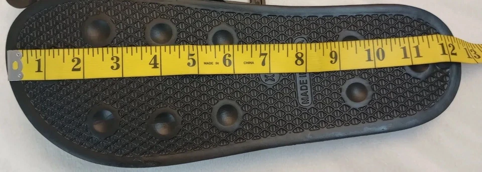 DC The Flash Men's Sandals Size 12-13 XL Black Slides Authentic Slip On NEW - Image 2 of 4