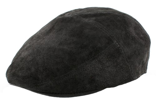 Whiteley Soft Leather 5 Panel Flat Cap 