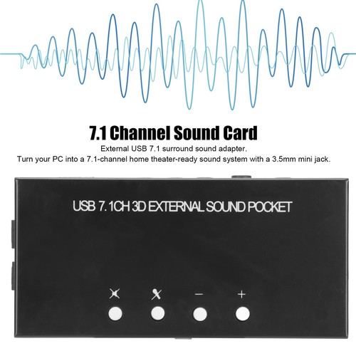 External 7.1 USB Sound Card With 3.5mm MIC And SPDIF Surround Sound - Photo 17/22