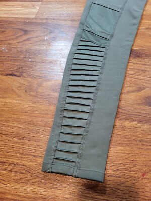 ALO Yoga Women Small Olive Green High Waist Moto Legging Full