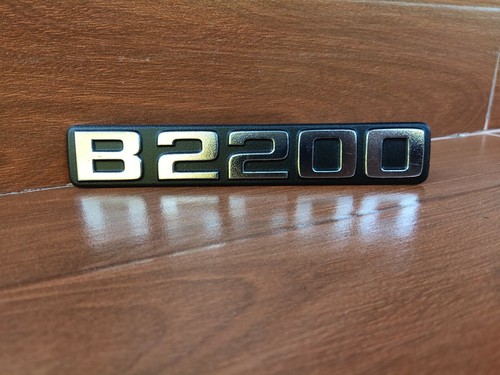 B2200 Emblem Fit Mazda Truck B2200 PICKUP Fender Side Emblem Badge NOS x 1 pc. - Picture 11 of 14