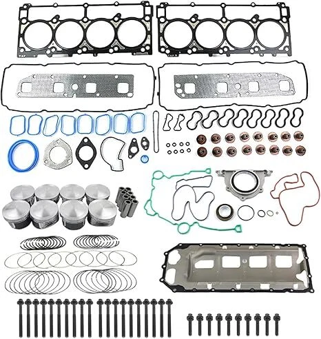 Kit de juntas de cabeza de anillos de pistones para 03-06 Dodge Durango Ram 1500 2500 5,7 L Hemi Foto 2 de 4