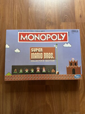 Monopoly Super Mario Bros. Collector s Edition  8-Bit Board Game (New & Sealed)