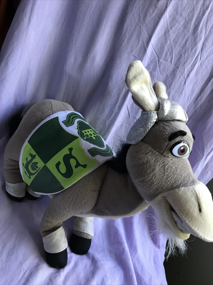 Peluche Shrek The Third Donkey Knight Armor 2006 Nanco usado estado Foto 2 de 4