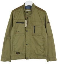 CAMEL ACTIVE Blouson Jacket Men's (EU) 52 Half Lined Army Green Multipockets