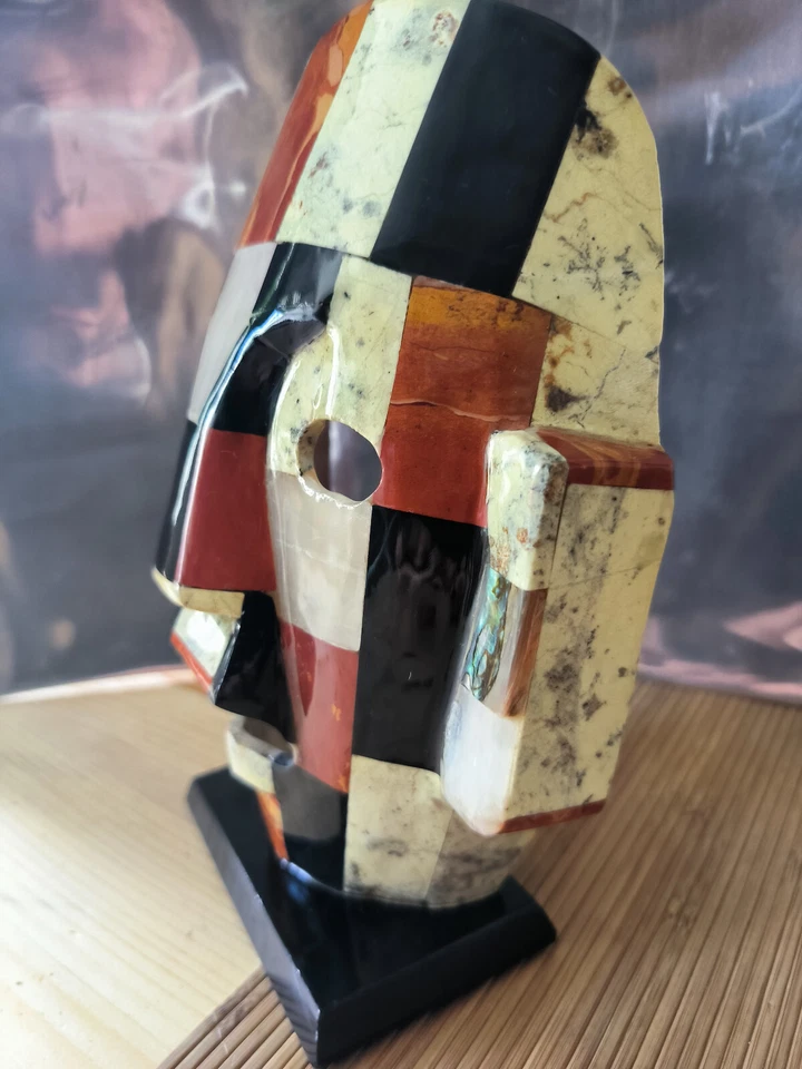 seltene Mexikanische Azteken Maya Toten Maske - Bild 2 von 4