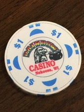 RAINBOW CASINO NEKOOSA WI Casino CHIP $1.00 E...