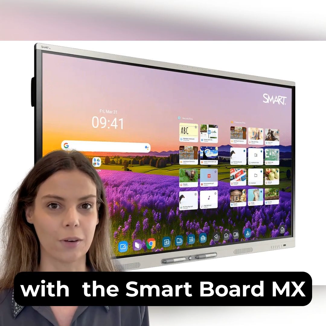 SMART Board MX065 Touchscreen Interactive Whiteboard Display for