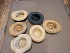 Vintage- Modern Women/Men Straw Hats Lot of (6) Mixed Sizes — photo 2