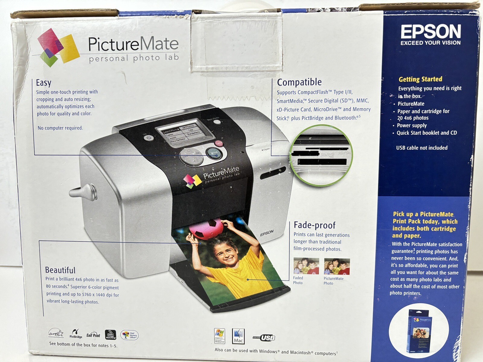Epson PictureMate Express Edition Digital Photo Inkjet Printer for sale