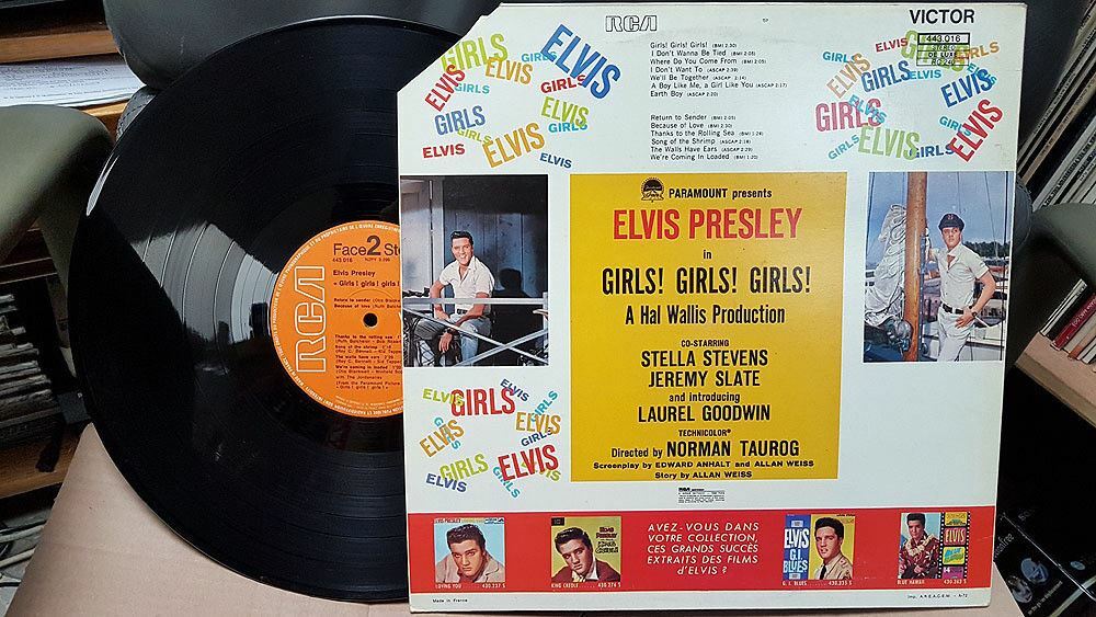 Elvis Presley ‎– Girls! Girls! Girls! 33T LP EX/NM RCA