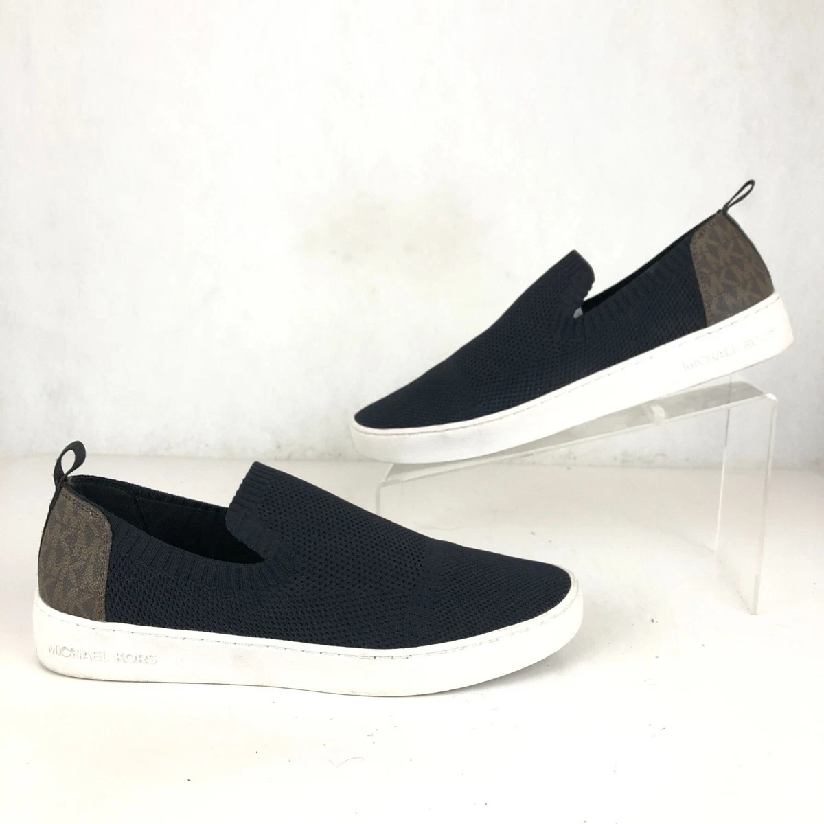 Michael kors black slip on cheap sneaker