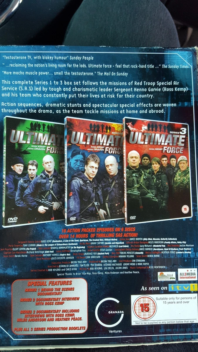 Ultimate Force - Complete Collection - Series 1 To 3 (DVD, 2005 
