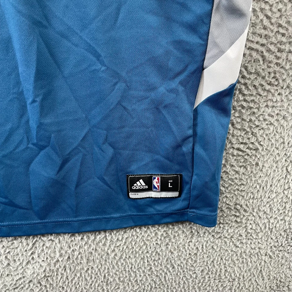 Camiseta Minnesota Timberwolves Kevin Love Juvenil Talla Grande Adidas Azul #42 * Foto 4 de 4
