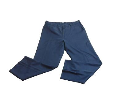 Pro Tour Pants Adult 38x30 Navy Cool Play Straight Leg Casual Golf Dress Mens