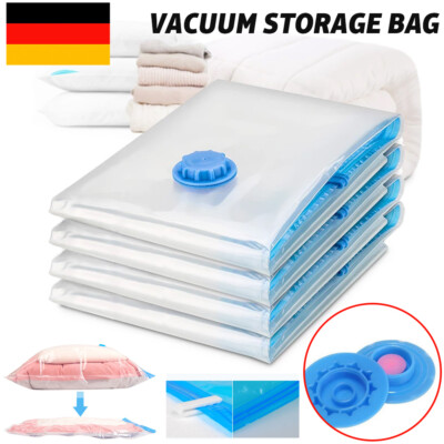 5-50x Vakuumbeutel Aufbewahrungsbeutel Vakuum Vacuum Beutel für Kleidung Bette