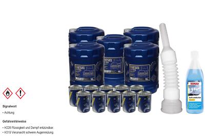 50L MANNOL Motoröl SAE 10W-40 DIESEL EXTRA inkl. Additiv Auslaufschlauch