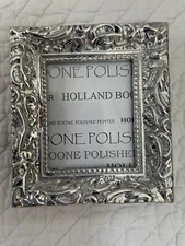Holland Boone Polished Pewter Mini 2.25X2.5”Opening Photo Frame Southwest