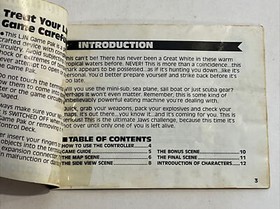 Rare Nintendo Jaws this time there's no escape (1987 NES-JA-USA)