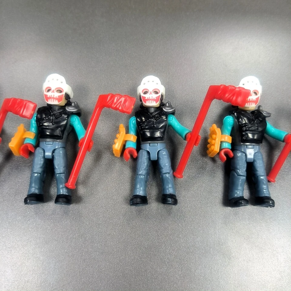 10Pcs Mega Construx Bloks Teenage Mutant Ninja Turtles Casey Jones Figure Advent - Image 3 of 4