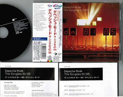 DEPECHE MODE The Singles 81-85 JAPAN CD TOCP-53236 w/ OBI +INSERT 