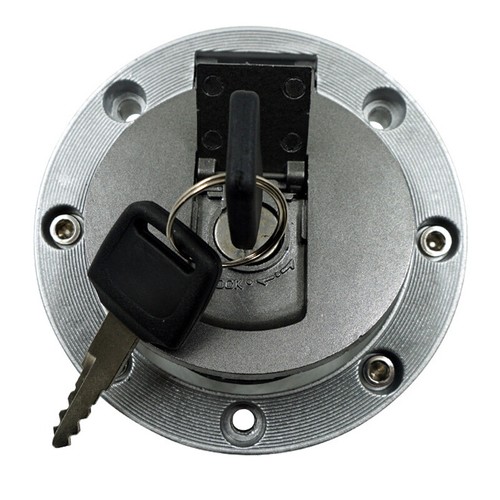 US Motorcycle Fuel Gas Tank Cap Lock w/2 Keys Fit For Yamaha FZR250/450/600/750 - Bild 3 von 10